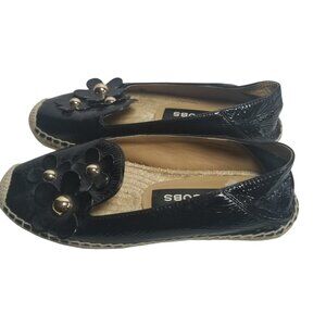 Marc Jacobs Women's Black Daisy Studded Espadrille Shoes EU 36 US 6